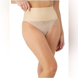 Maidenform Women's Shapewear Tame Your Tummy Lace Shaping Thong